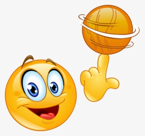 Basketball Player Emoji 52 Decal - Basketball Smiley Face, HD Png Download, Transparent PNG