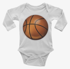 Emoji Baby Long Sleeve One Piece Basketball Just Emoji - If You Think I M Cute You Should See My Grandma, HD Png Download, Transparent PNG