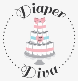 Diaperdiva-final - Cake Decorating, HD Png Download, Transparent PNG