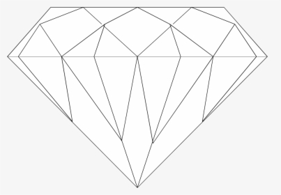 Diamond Clipart Translucent - Empty Diamond, HD Png Download, Transparent PNG