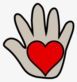 Clipart Free Download Hands With Heart Clipart - High Five Clipart Black And White, HD Png Download, Transparent PNG