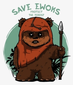 Ewoks, George Lucas, And Lucasarts Image - Star Wars Ewok Logo, HD Png Download, Transparent PNG