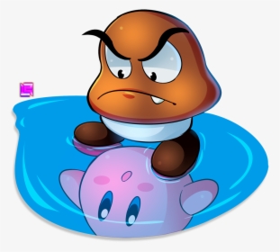 Goomba Kirby Reflect - Kirby Goomba, HD Png Download, Transparent PNG