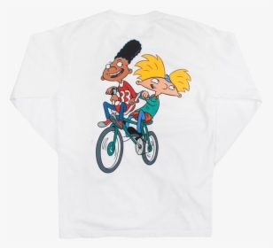 Hey Arnold On A Bike Shirt, HD Png Download, Transparent PNG