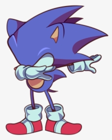 Sonic Dabbing [yes, Really] - Sonic The Hedgehog Dabbing, HD Png Download, Transparent PNG