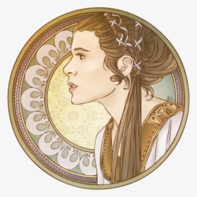 Princess Leia - Leia Mucha, HD Png Download, Transparent PNG