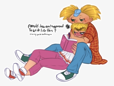 Hangin Out By Kerenitychan Arnold And Helga, Hey Arnold, - Hey Arnold Cursed, HD Png Download, Transparent PNG