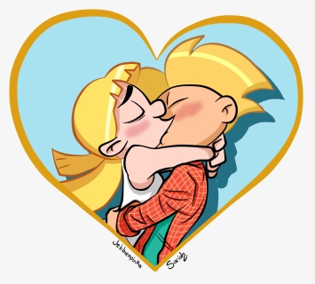 Transparent Kiss Clipart - Arnold And Helga Kiss, HD Png Download, Transparent PNG