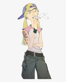 “ Took A Break From Commissions With A Punk Teen Helga - Punk Hey Arnold Helga, HD Png Download, Transparent PNG