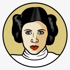 Transparent Princess Leia Clipart, HD Png Download, Transparent PNG
