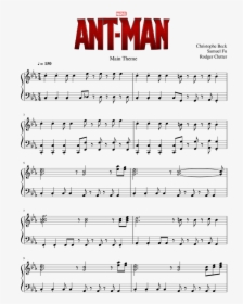 Ant Man Theme Piano Sheet Music, HD Png Download, Transparent PNG