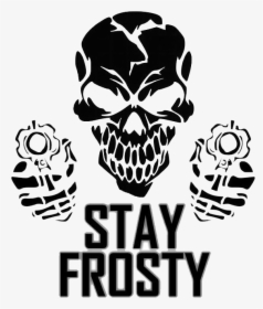 Overwatch Overlay Png -stay Frosty Liquipedia Overwatch - Graphic Skull Design, Transparent Png, Transparent PNG