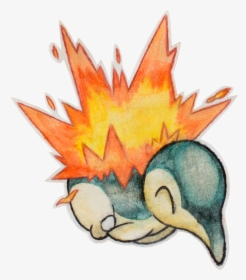 Cyndaquil Background Images & Pictures - Cartoon, HD Png Download, Transparent PNG