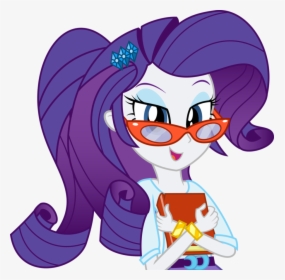 Rarity Twilight Sparkle Rainbow Dash Sunset Shimmer - Equestria Girls Rarity Ponytail, HD Png Download, Transparent PNG