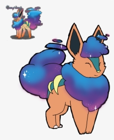 Cosyndeona Fusion Of Cosmog, Cyndaquil, And Flareon cosyndeon - Cartoon, HD Png Download, Transparent PNG