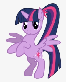 Mlp Twilight With A Ponytail By Winxflorabloomroxy - Rainbow Dash My Little Pony Characters, HD Png Download, Transparent PNG