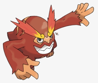 Fire Pokemon Png - Red Fire Type Pokemon, Transparent Png, Transparent PNG