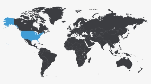 Transparent Map Of Usa Png - World Map, Png Download, Transparent PNG