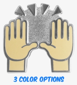 Hands Up Emoji Png - Leather, Transparent Png, Transparent PNG