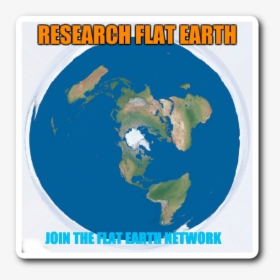 Flat Earth Map Poster, HD Png Download, Transparent PNG