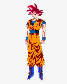 Super Saiyan God Goku Png, Transparent Png, Transparent PNG