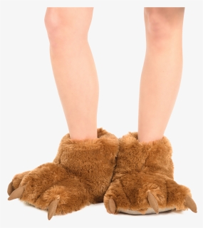 Brown Bear - Lion Paw Slippers, HD Png Download, Transparent PNG