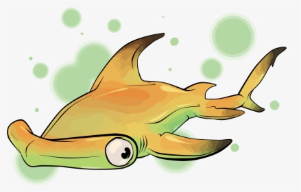 Hammerhead Clipart Ocean Fish , Png Download - Shark, Transparent Png, Transparent PNG