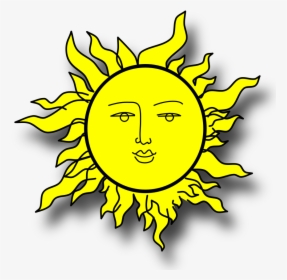Sun With A Face, HD Png Download, Transparent PNG