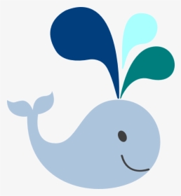 Baby Whale Clip Art Little Light Blue Whale Clip Art - Baby Whale Clipart, HD Png Download, Transparent PNG
