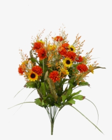 Orange-yellow Filler Flower Bush - Bouquet, HD Png Download, Transparent PNG