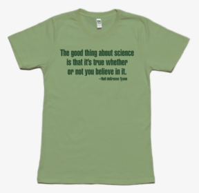 About Science Womens Organic Tshirt - Active Shirt, HD Png Download, Transparent PNG