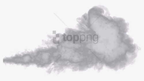 Dust Cloud Drawing - Smoke Transparent Png, Png Download, Transparent PNG