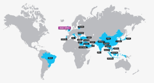 Pingu-map - World Map, HD Png Download, Transparent PNG