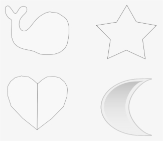 Star Silhouette - Heart, HD Png Download, Transparent PNG