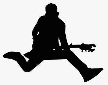 Guitar Player Silhouette Png - Rock Star Clip Art, Transparent Png, Transparent PNG