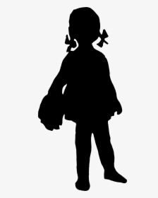 Girl-silhouette, HD Png Download, Transparent PNG