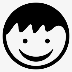 Child Head With Smiling Face - Child Face Icon Png, Transparent Png, Transparent PNG