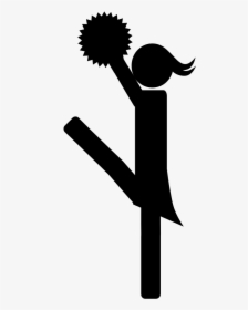 Transparent Cheerleader Silhouette Png - The Noun Project, Png Download, Transparent PNG