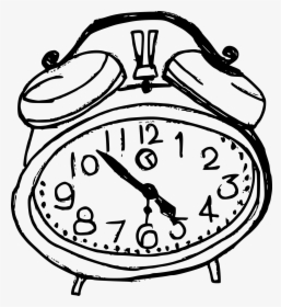 Clip Art Alarm Clock Drawing - Clock Drawing Transparent, HD Png Download, Transparent PNG