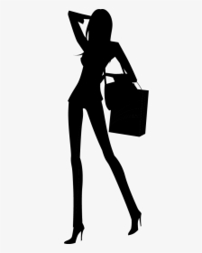 Fashion Girl Silhouette Png Clip Art Transparent Stock - Fashion Girl Silhouette Png, Png Download, Transparent PNG