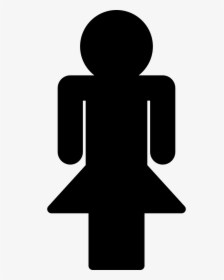Female Silhouette Symbol - Doctor Silhouette Icon, HD Png Download, Transparent PNG