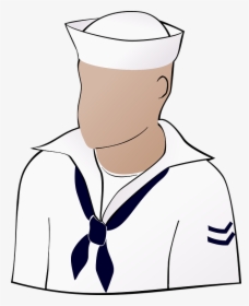 Sailor, Person, Navy, Sail, Maritime, Adult, Male - Clip Art Sailor, HD Png Download, Transparent PNG