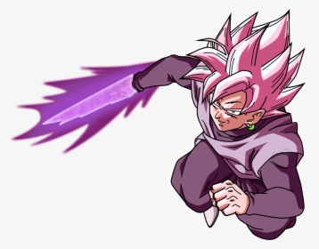 Goku Black, black haired anime character facing back transparent background  PNG clipart