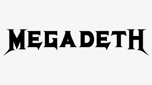 Megadeth - Megadeth Logo Black And White, HD Png Download, Transparent PNG