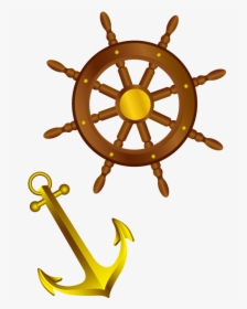 Ships Wheel Steering Wheel Boat - Ship Wheel, HD Png Download, Transparent PNG