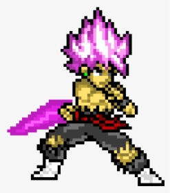 Goku Black Rose Png - Goku Black Pixel Art, Transparent Png, Transparent PNG
