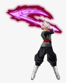 No Caption Provided - Goku Black Super Saiyan Rose Scythe, HD Png Download, Transparent PNG