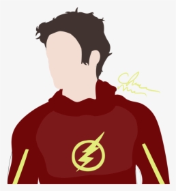 Barry Allen Colored By Christianmccabeart - Illustration, HD Png Download, Transparent PNG
