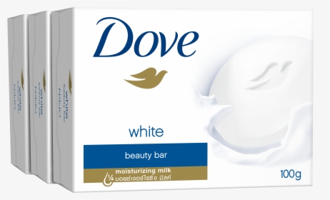 Dove White Beauty Bar 100g - Dove White Beauty Bar Moisturizing Milk, HD Png Download, Transparent PNG
