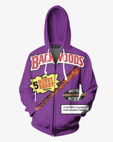 Backwoods Honey Berry Hoodie, HD Png Download, Transparent PNG